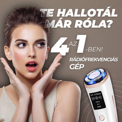 PureGlow - 4 az 1-ben HIFU rádiófrekvenciás gép